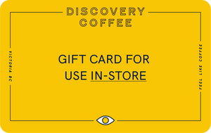 Discovery Coffee Cafes In-Store Gift Cards
